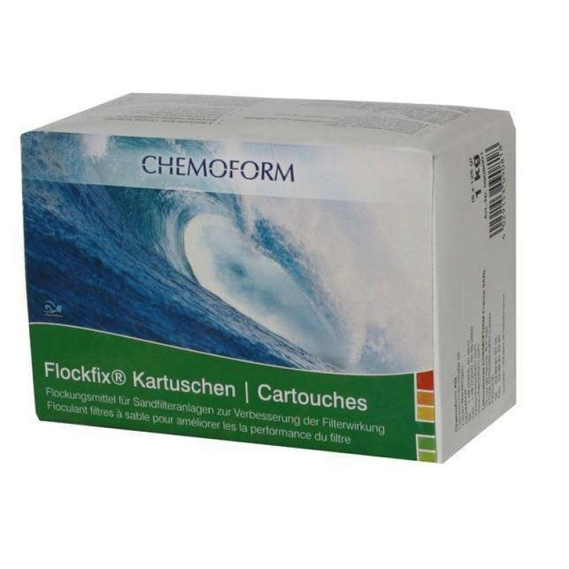 Flokkulanttipatruunat CHEMOFORM Flockfix, 1 kg