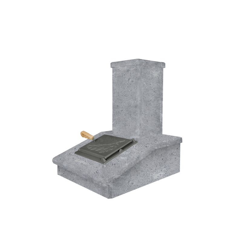 Kivipiipun viimeistely, vuolukivi, 540 mm