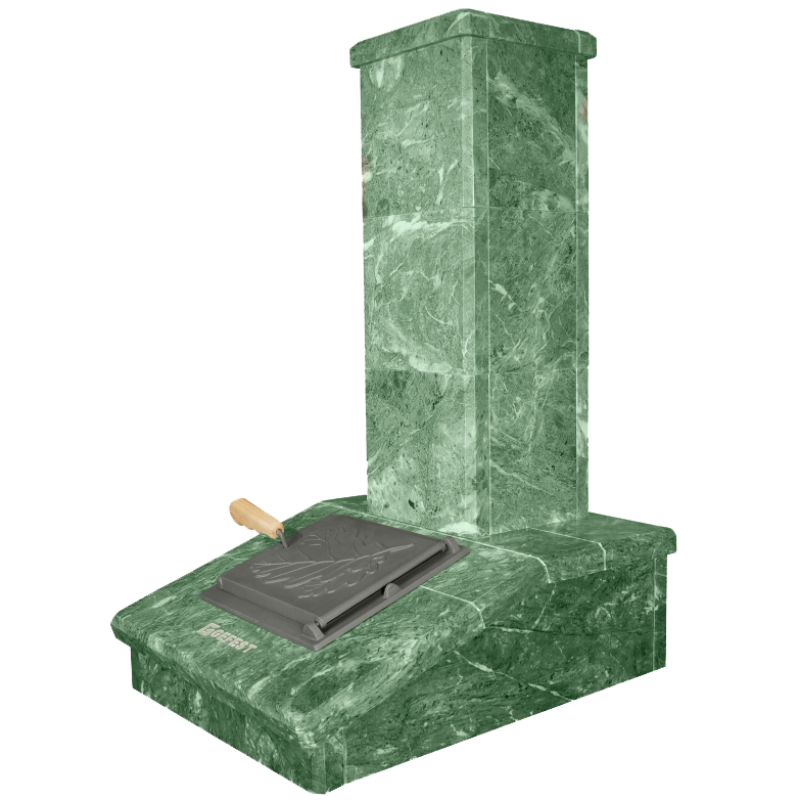 Kivipiippuviimeistely, serpentiini, 790 mm