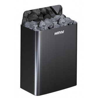 Sähkökiuas - HARVIA The Wall Black Steel SW45E 4,5 kW