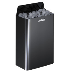 Sähkökiuas - HARVIA The Wall Black Steel SW90E 9 kW 