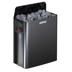 Sähkökiuas - HARVIA The Wall Black Steel SW45 4,5 kW  Sähkökiuas - HARVIA The Wall Black Steel SW45 4,5 kW