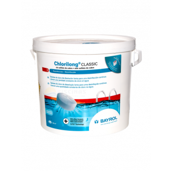 Hitaasti liukenevat klooritabletit Chlorilong Classic 250, 5 kg