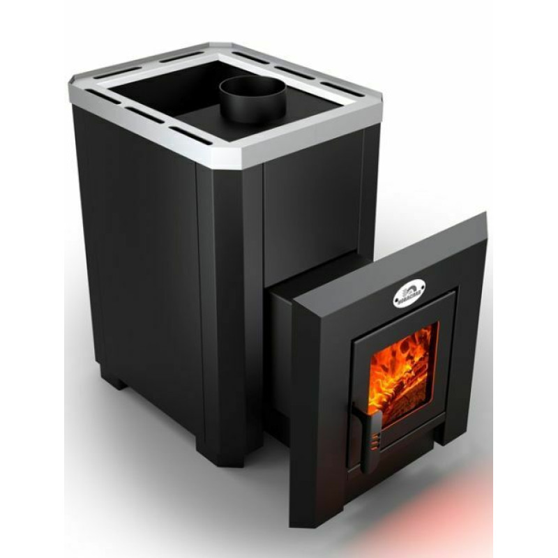Puulämmitteinen kiuas - NOVA KLASSIK 26 lasiovella