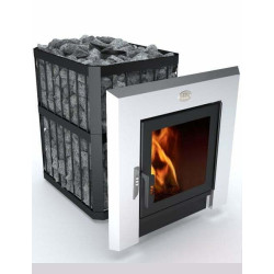 Puulämmitteinen kiuas - NOVA PANORAMA 26 verkolla  Puulämmitteinen kiuas - NOVA PANORAMA 26 verkolla