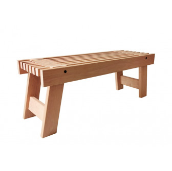 Saunan laude, leppä 1005 x 370 x 400 mm