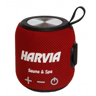 Vedenkestävä saunakaiutin HARVIA, punainen