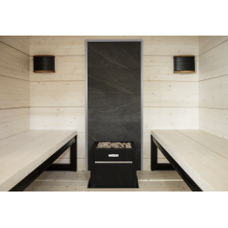 HARVIA kiviseinä, Harmaa runko 