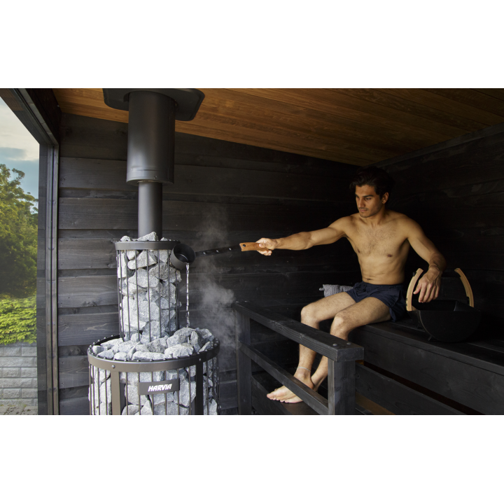 HARVIA Legend -sauna puulämmitteisellä kiukaalla