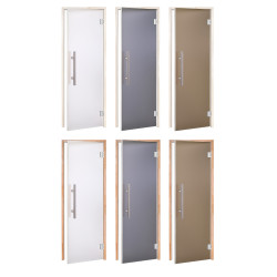 AD LUX lasiset saunan ovet, mattalasi  AD LUX lasiset saunan ovet, mattalasi