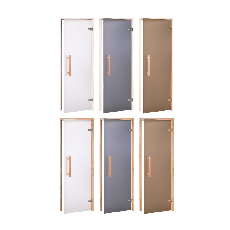 AD NATURAL lasiset saunaovet, mattalasi