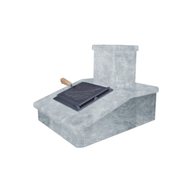 Kivipiipun viimeistely, Talkochlorite, 290 mm