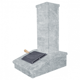 Kivipiipun viimeistely, Talkochlorite, 790 mm