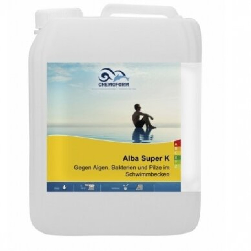 Vaahtoamaton levänmyrkky CHEMOFORM Alba Super K, 5 L