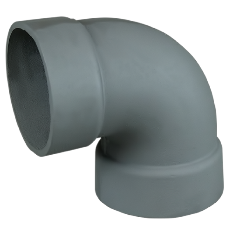 Valurautainen mutka 90G F150 GEFEST-uuneihin