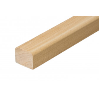 Saunan peitelista, 24 x 30 mm, lehmuspuuta