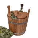 Puinen astia vispilille, tammi, 12l - 2
