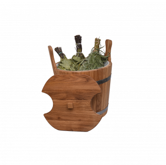 Puinen astia vispilille, tammi, 12l