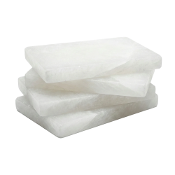 Valkoinen Himalajan suolatiili 200 × 100 × 25 mm 