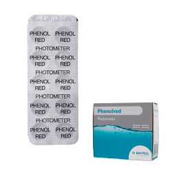 Veden testaustabletit fenolipunafotometriin, pH-määritys, 10 tablettia 