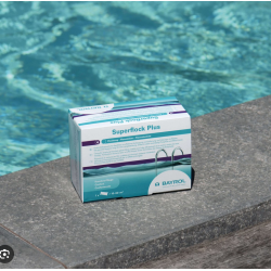 Vedenkirkastusaine Superflock, 1 kg 