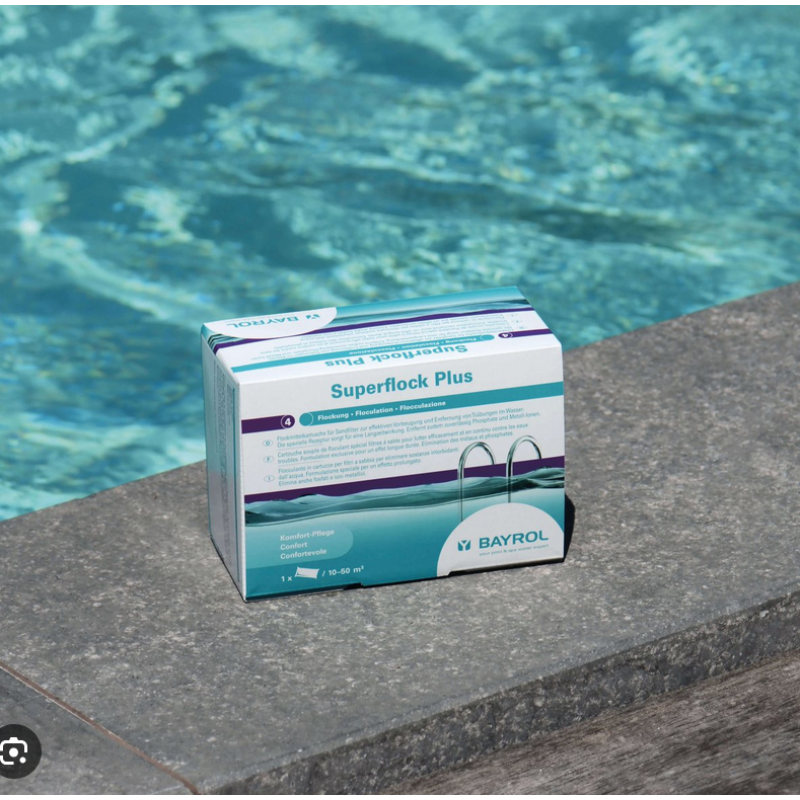 Vedenkirkastusaine Superflock, 1 kg