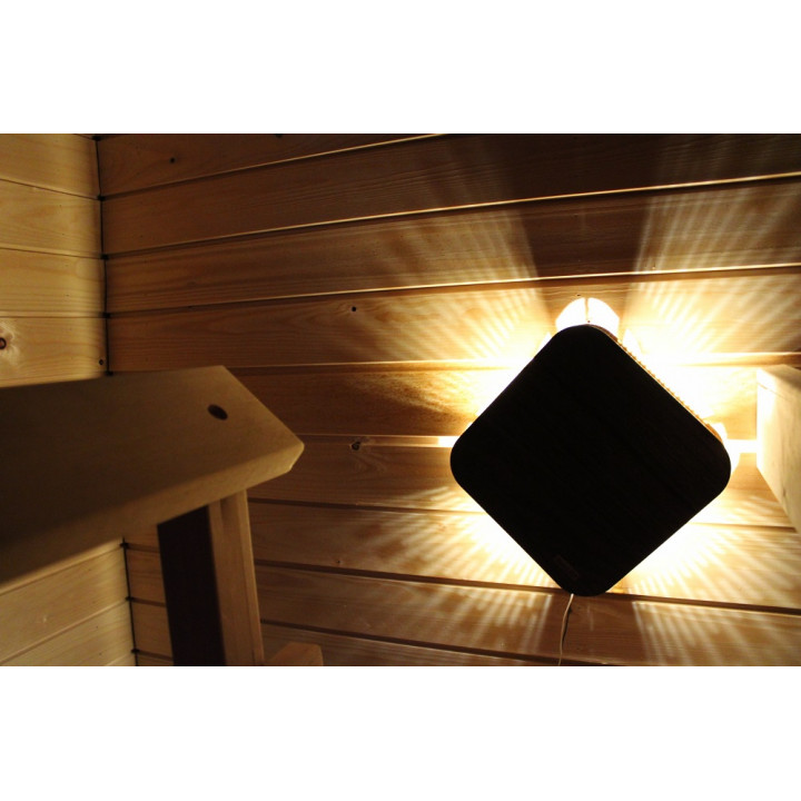 Neliönmuotoinen BIRRA LED-saunavalo