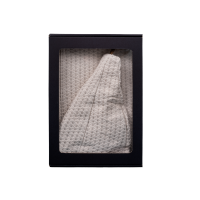 Lahjasetti lahjapakkauksessa HÄNELLE. Miesten saunahattu ja esiliina - Pellava