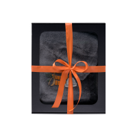 Lahjasetti lahjapakkauksessa HÄNELLE. Miesten saunahattu ja esiliina - HARMAA