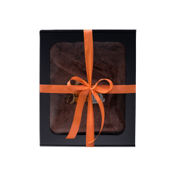 Lahjasetti lahjapakkauksessa HÄNELLE. Miesten saunahattu ja esiliina - RUSKEA 