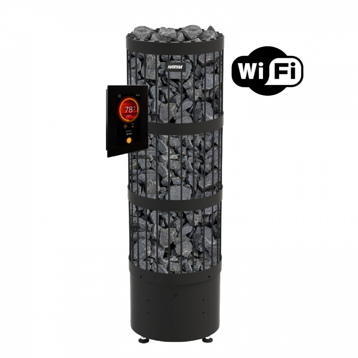 Sähkökiuas - Harvia Legend PO110FC 10,8 kW WiFi musta