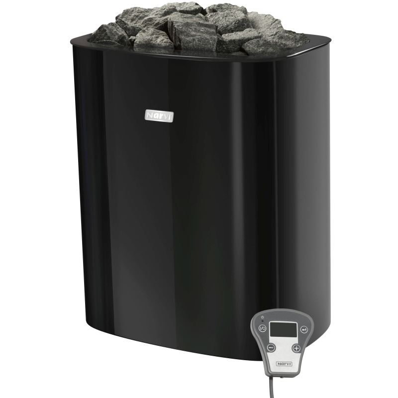 Sähkökiuas - NARVI NC Electric, musta 6 kW