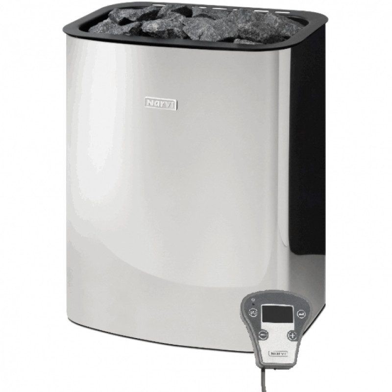 Sähkökiuas - NARVI NC Electric, ruostumaton teräs 6 kW