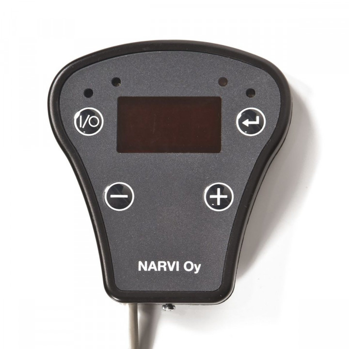 Sähkökiuas - NARVI SMOOTH 10,5 kW, musta