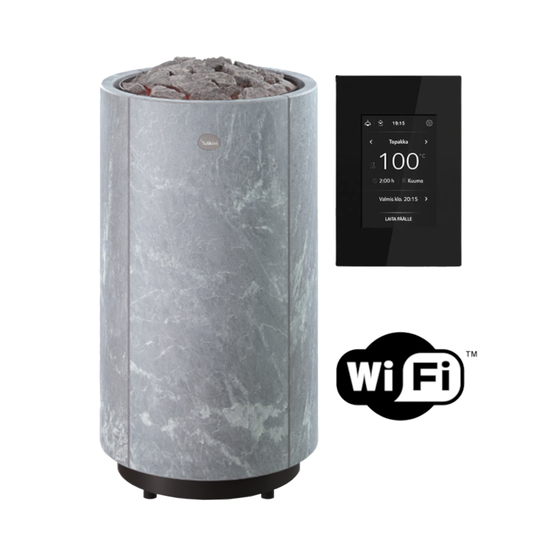 Sähkökiuas TULIKIVI KAARNA Classic L, Wifi-ohjauspaneelilla