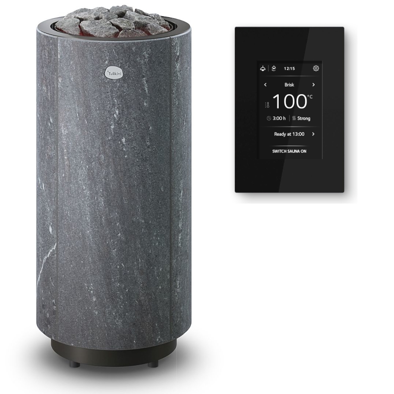 Sähkökiuas TULIKIVI KAARNA Nobile, ohjauspaneelilla