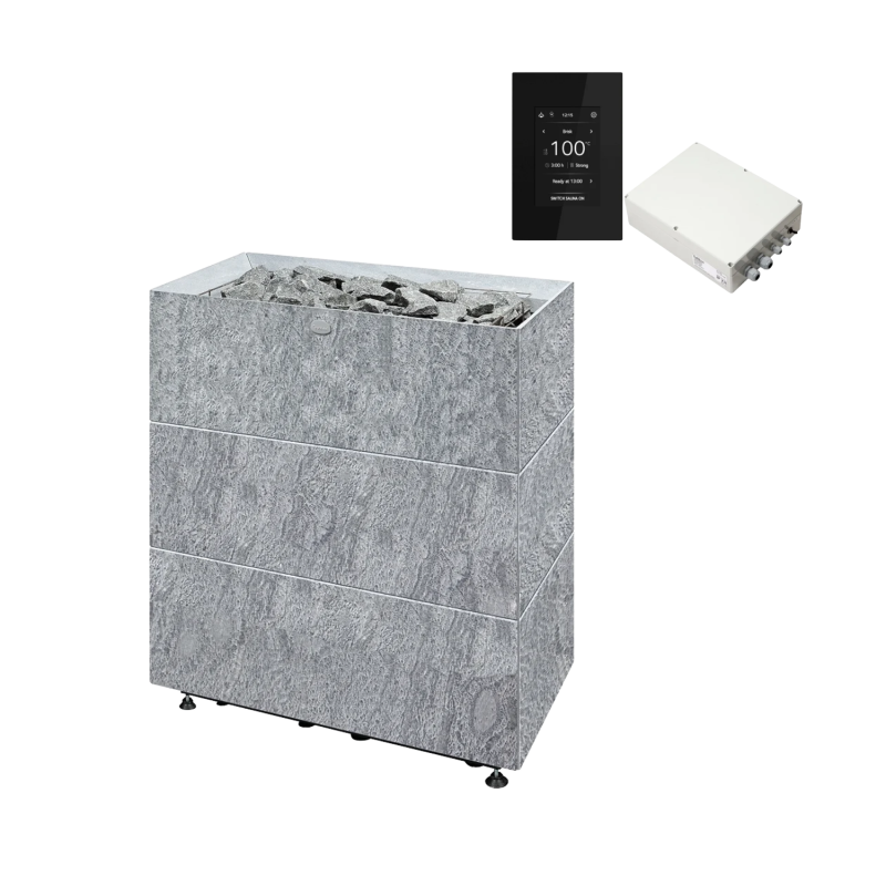 Sähkökiuas TULIKIVI TUISKU XL TBH ohjauspaneelilla