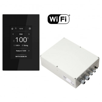 Sähkökiukaan ohjauspaneeli - TULIKIVI WIFI kontaktorikotelolla