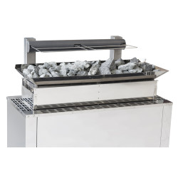 EOS-turvajärjestelmän kiinnityskehys + kivialusta EOS 34.G HD 24-36kW -liesiin  EOS-turvajärjestelmän kiinnityskehys + kivialusta EOS 34.G HD 24-36kW -liesiin