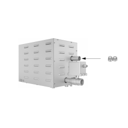 Messinkiliitos höyrystimelle Eos SteamAttrac 