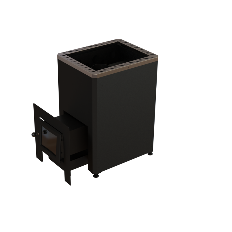 Puulämmitteinen kiuas - VILPRA ETNA-22-LV ulkoisella tulisijalla