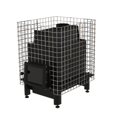 Puulämmitteinen kiuas - VILPRA ETNA-22-N-V, sisätakka 