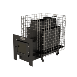 Puukiuas - VILPRA ETNA-22-NL-V ulkoisella tulisijalla 