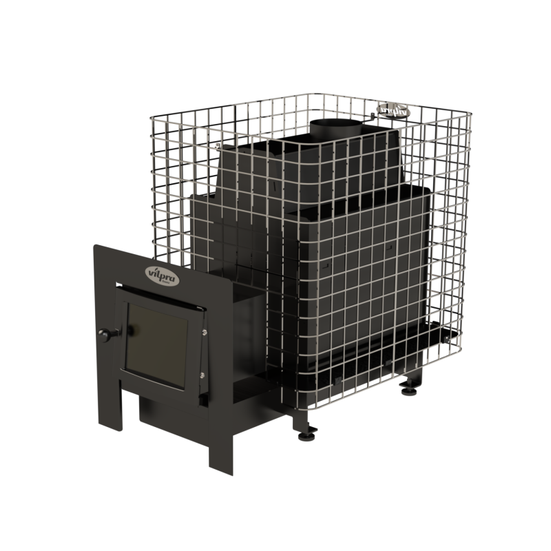 Puukiuas - VILPRA ETNA-22-NL-V ulkoisella tulisijalla