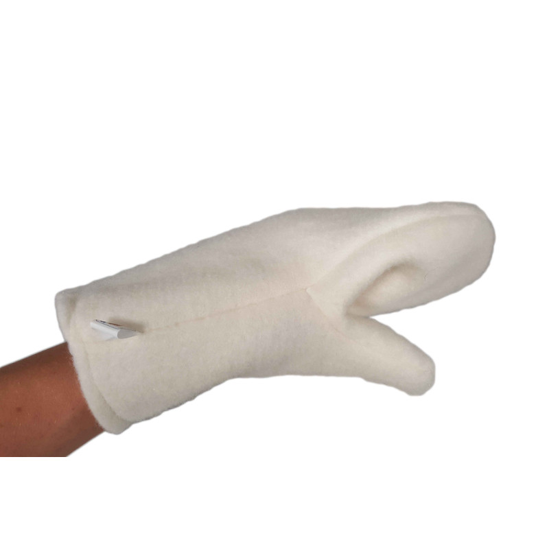 Villainen valkoinen saunahansikas