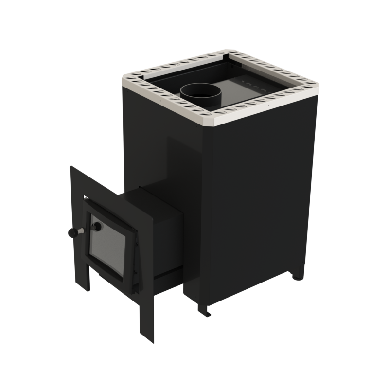 Puulämmitteinen kiuas - VILPRA FORNAX-14-LV ulkoisella tulisijalla