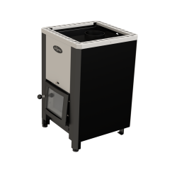 Puulämmitteinen kiuas - VILPRA FORNAX-E-V sisätakkalla 