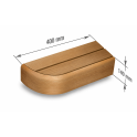 Päätylauteen elementti modulaarisille saunan lauteille, Thermo-haapa - 7