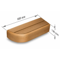 Päätylauteen elementti modulaarisille saunan lauteille, Thermo-haapa - 10