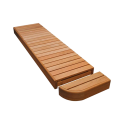 Päätylauteen elementti modulaarisille saunan lauteille, Thermo-haapa - 8